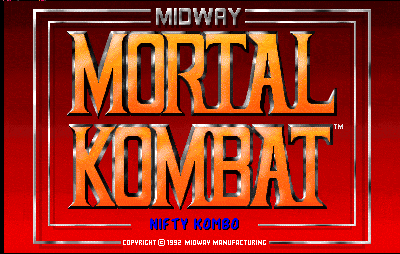 Mortal Kombat (Nifty Kombo, hack) Title Screen